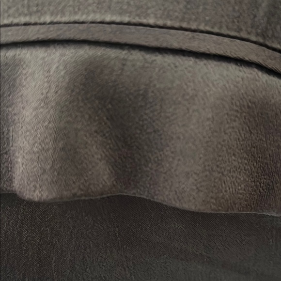 Zara satin Notched Collar Boxy Button Down Shirt - Picture 3 of 5